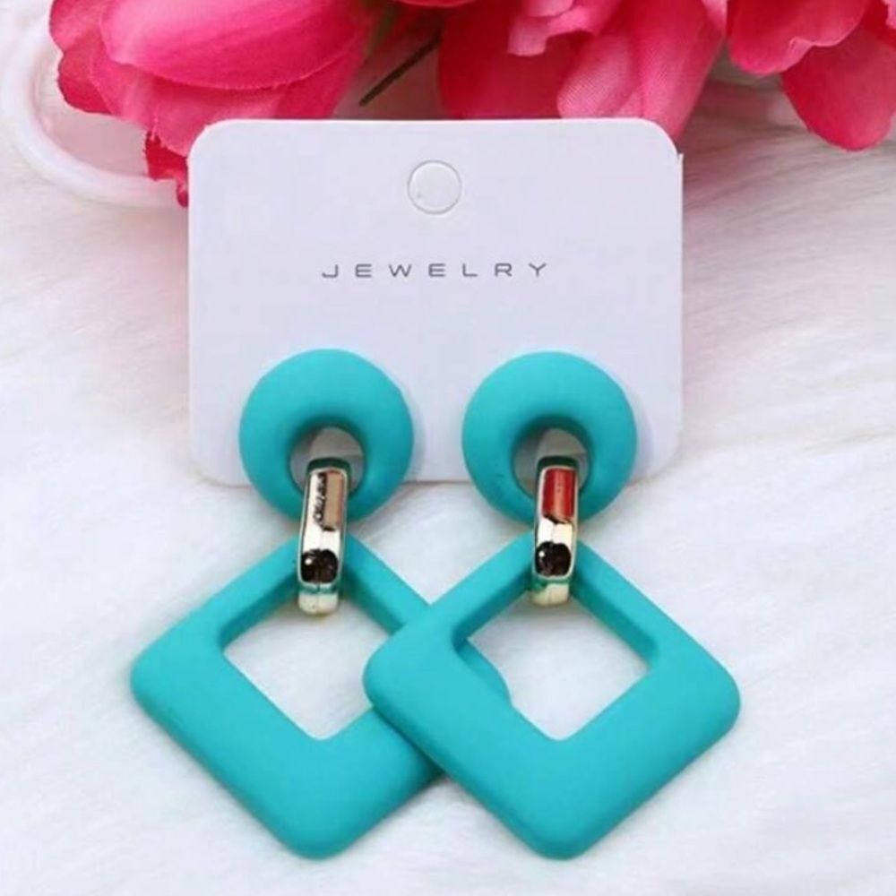 3for$20 1pair Women's Simple & Stylish Diamond-Shaped Snap Closure
